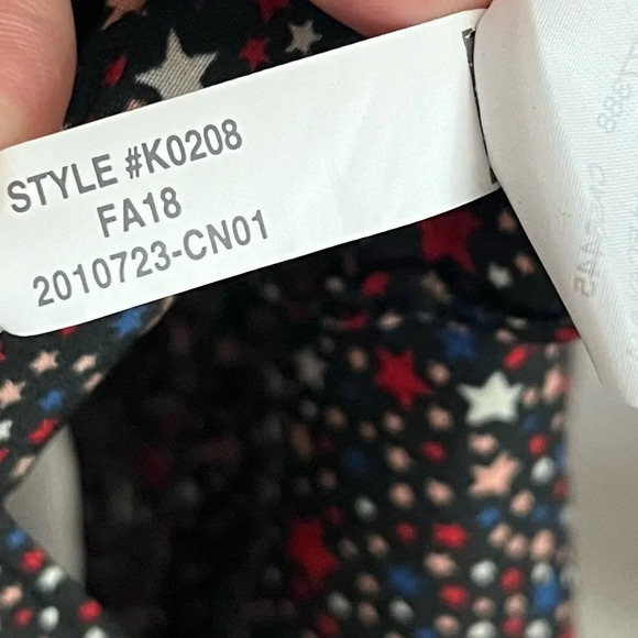 Madewell • Silk Ruffle-Hem Wrap Top in Starry Night - Picture 9 of 11